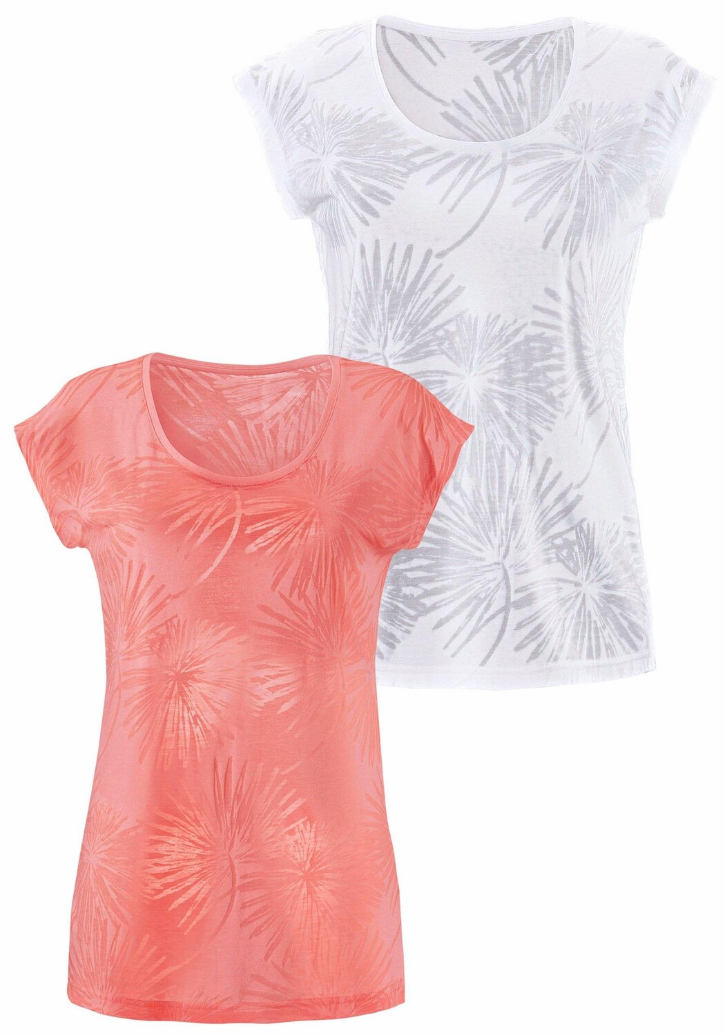 

Футболка Beach Time, цвет apricot, weiß