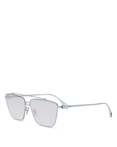 

Прямоугольные солнцезащитные очки Baguette, 59 мм Fendi, цвет Blue