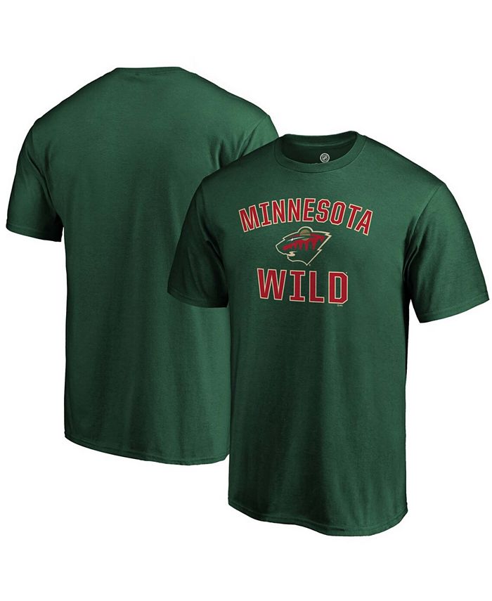 

Мужская зеленая футболка Minnesota Wild Team Victory Arch Fanatics, зеленый