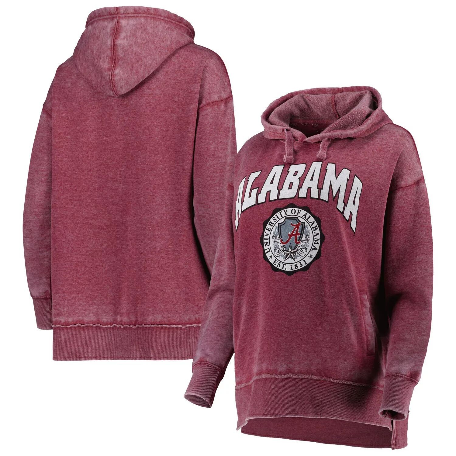 

Женский пуловер с капюшоном Pressbox Crimson Alabama Crimson Tide Vintage Winnie
