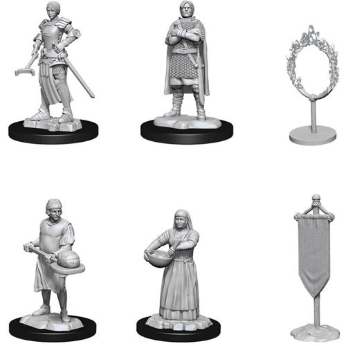 

Фигурки Towns People- Castle Ii: Wizkids Deep Cuts Unpainted Miniatures (Wave 12) WizKids