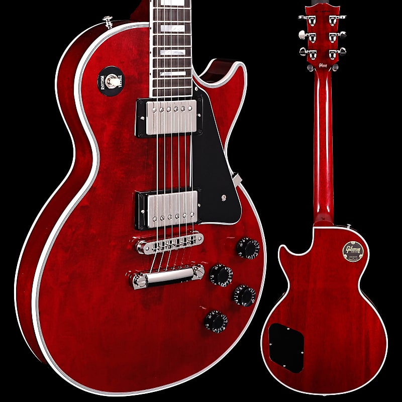 Электрогитара Gibson Les Paul Custom, Nickel Hw, Wine Red Gloss 10lbs 0.6oz