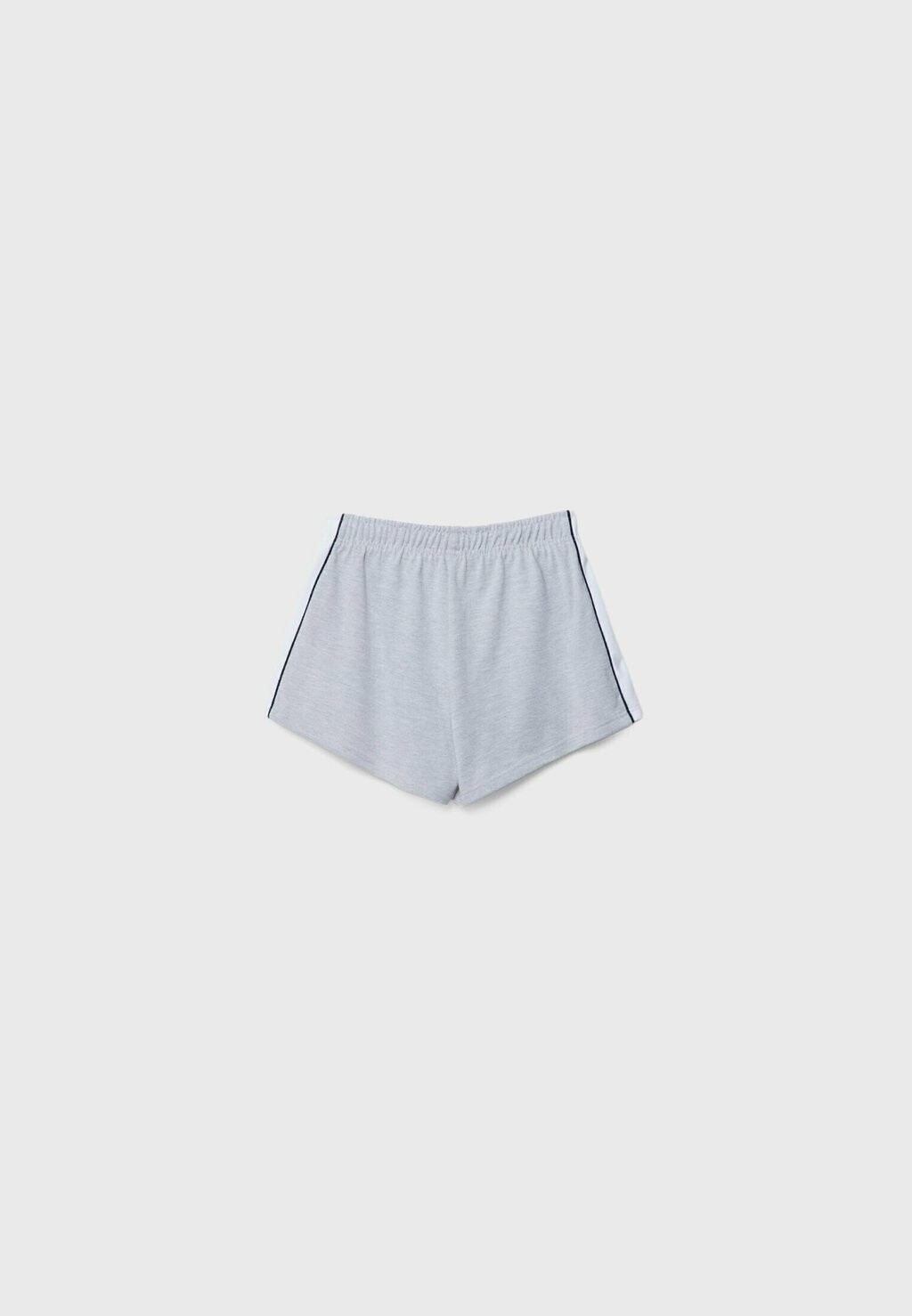 

Шорты PLUSH WITH SIDE STRIPE Stradivarius, серый