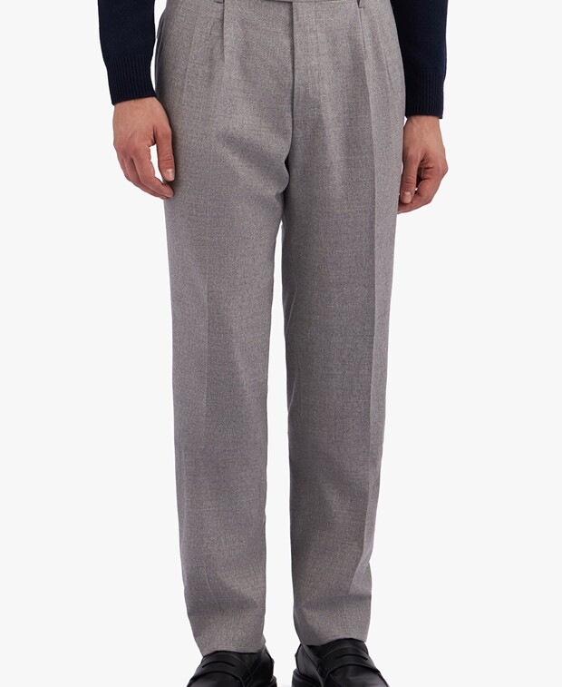 

Шерстяные брюки Brooks Brothers, светло-серый