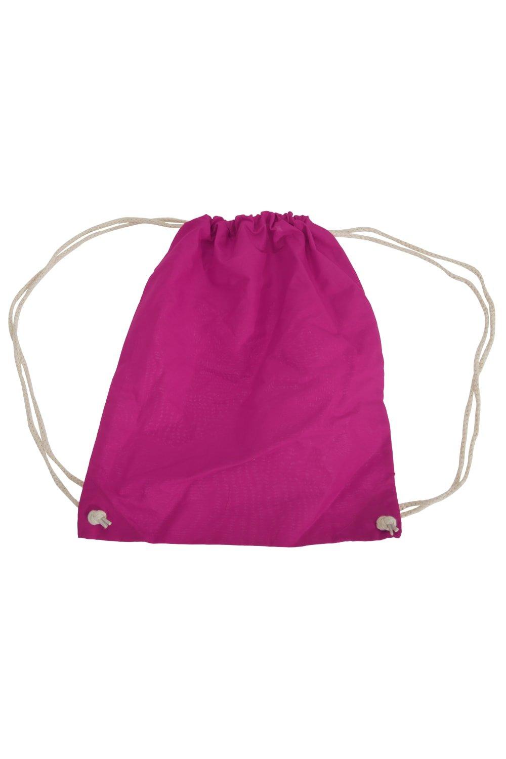 Хлопковая сумка Gymsac - 12 литров (2 шт. в упаковке) Westford Mill, розовый