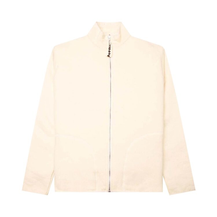 

Куртка Jil Sander Zip Up Teddy Jacket, белый