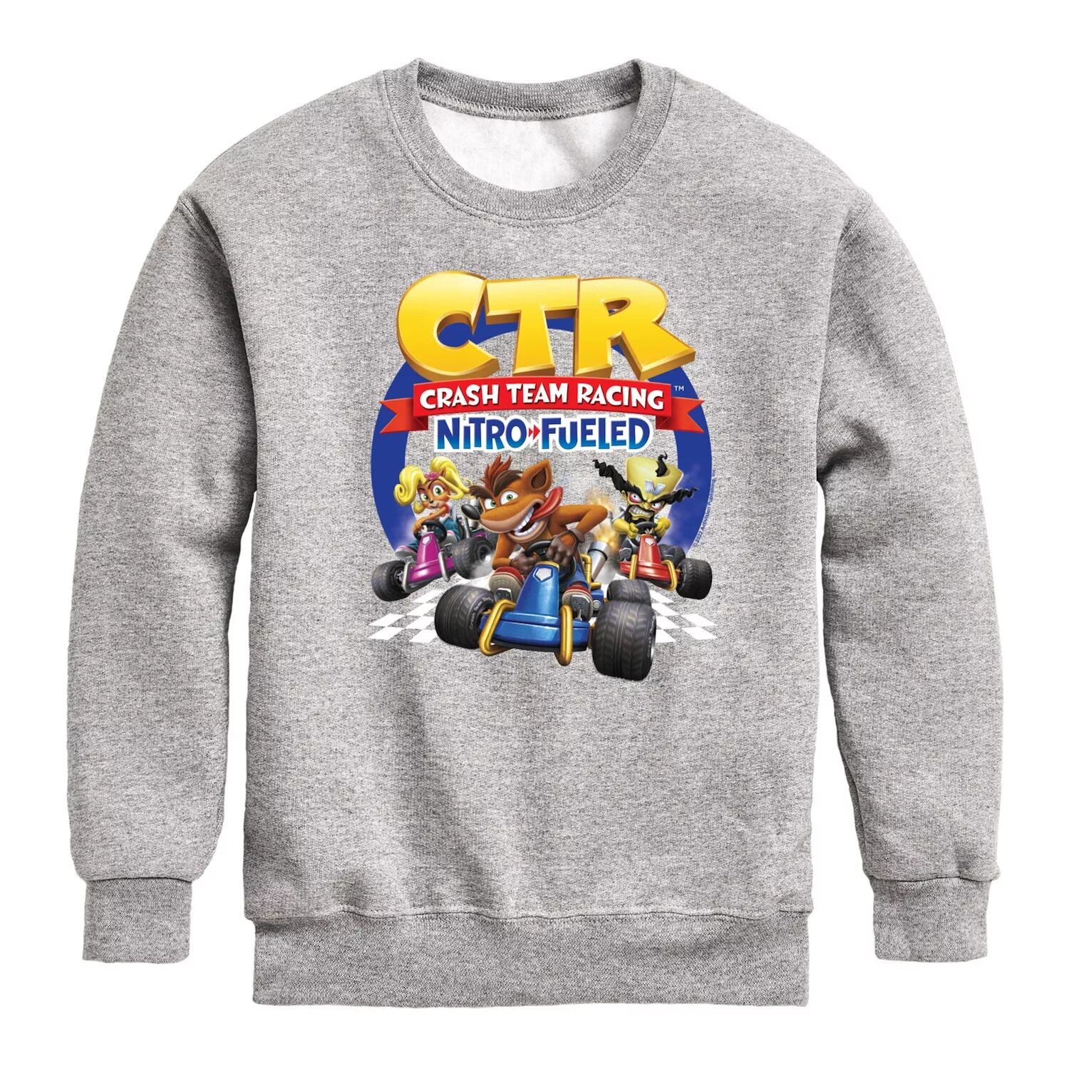 

Толстовка Crash Bandicoot CTR Race для мальчиков 8–20 лет Licensed Character