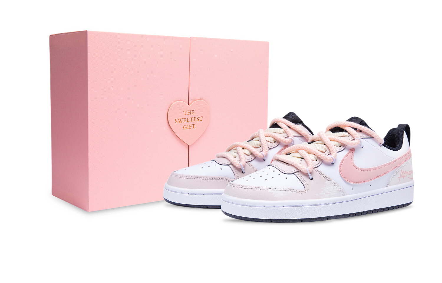 

Кроссовки Nike Court Borough Skateboarding Shoes Women's Low-top White, белый