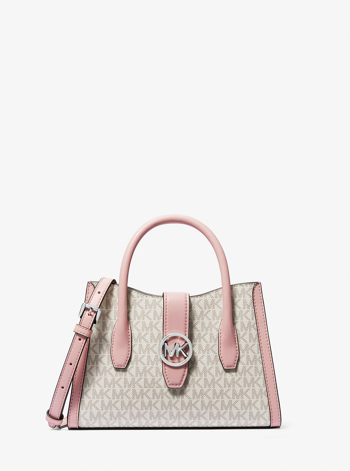 

Маленькая сумка-портфель Gabby с логотипом Michael Kors, белый
