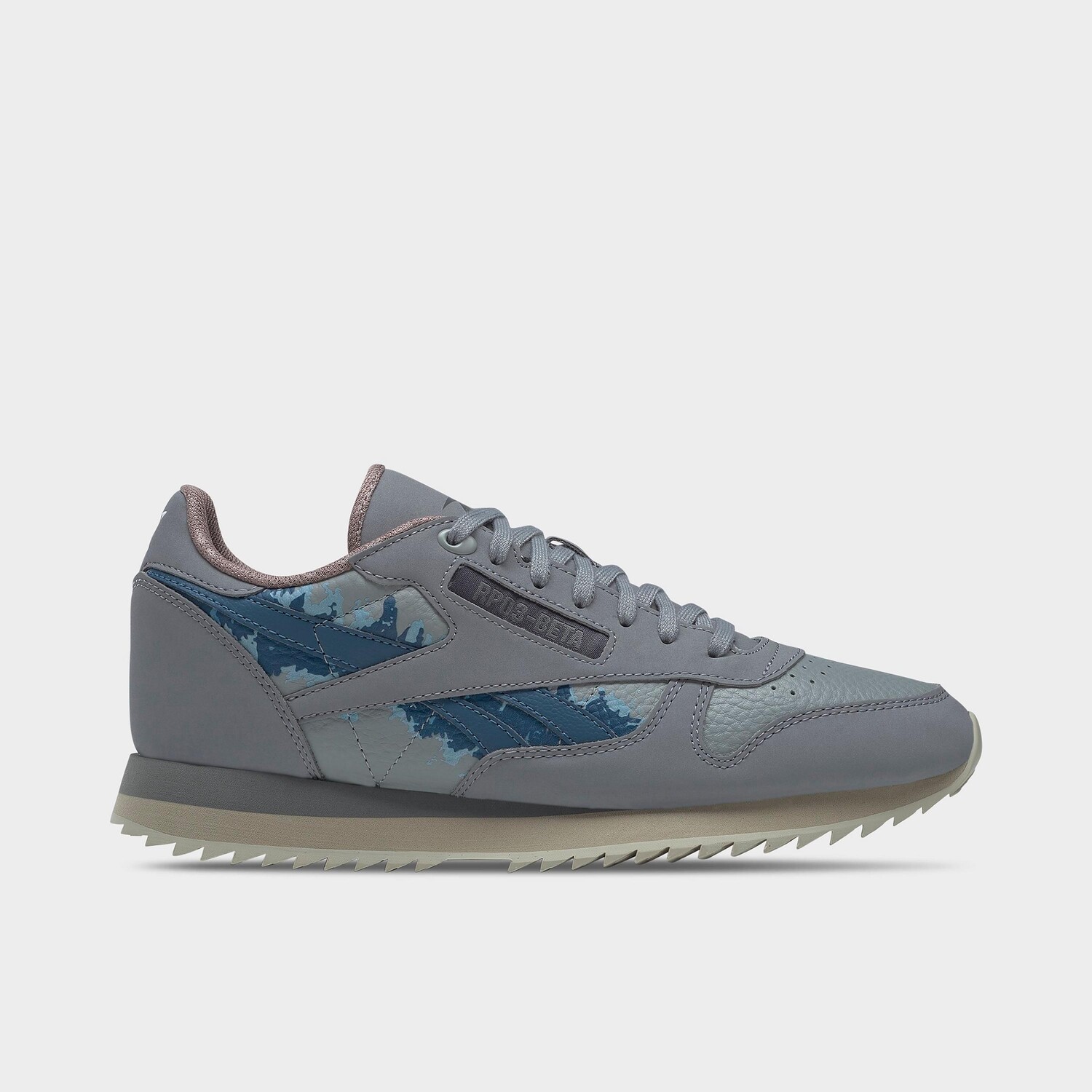 

Мужские классические кожаные повседневные кроссовки Reebok Jurassic World с рифлением, серый