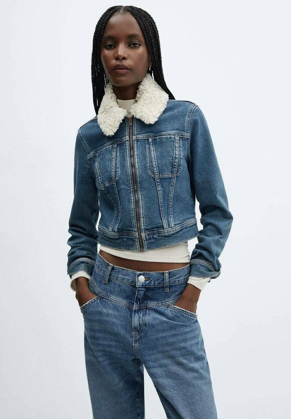 

Джинсовая куртка Gio Mango, цвет medium vintage blue