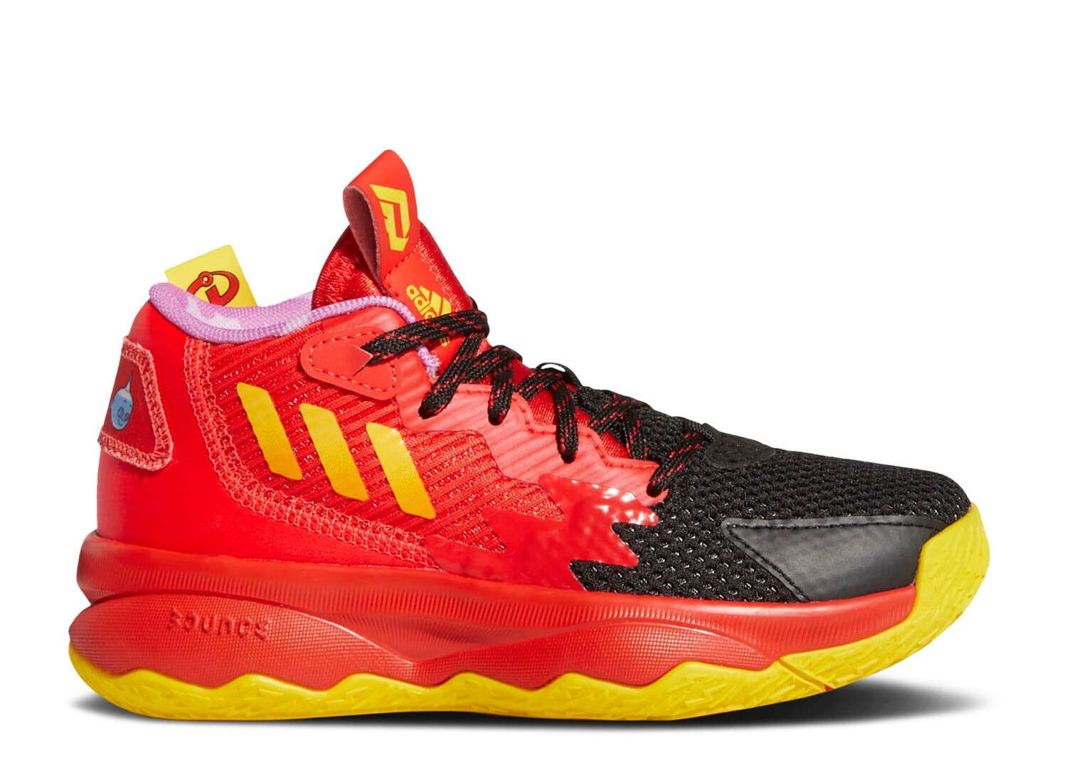 

Кроссовки adidas Pixar X Dame 8 Little Kid 'Jack-Jack', красный