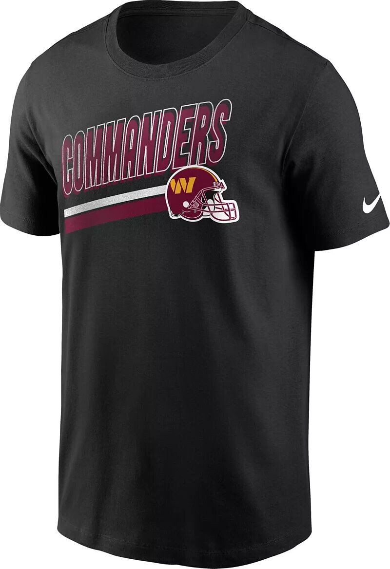 

Мужская черная футболка Nike Washington Commanders Blitz Helmet