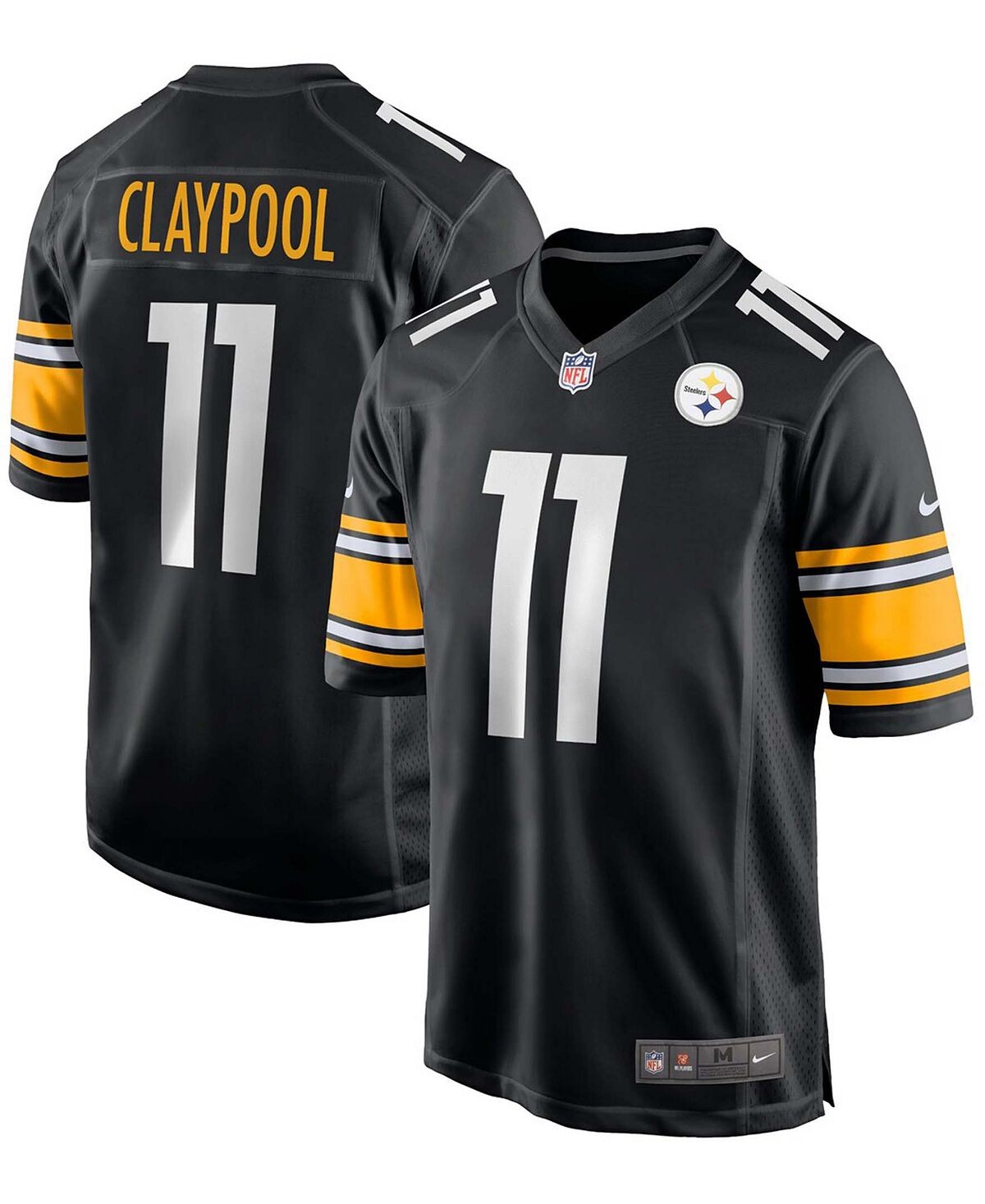 

Мужская футболка Chase Claypool Black Pittsburgh Steelers Game Team Nike