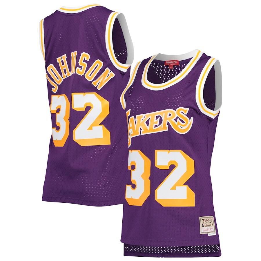 

Джерси Mitchell & Ness Los Angeles Lakers, фиолетовый