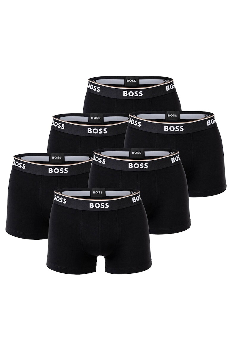 

Боксеры с логотипом - 6 пар Boss, черный