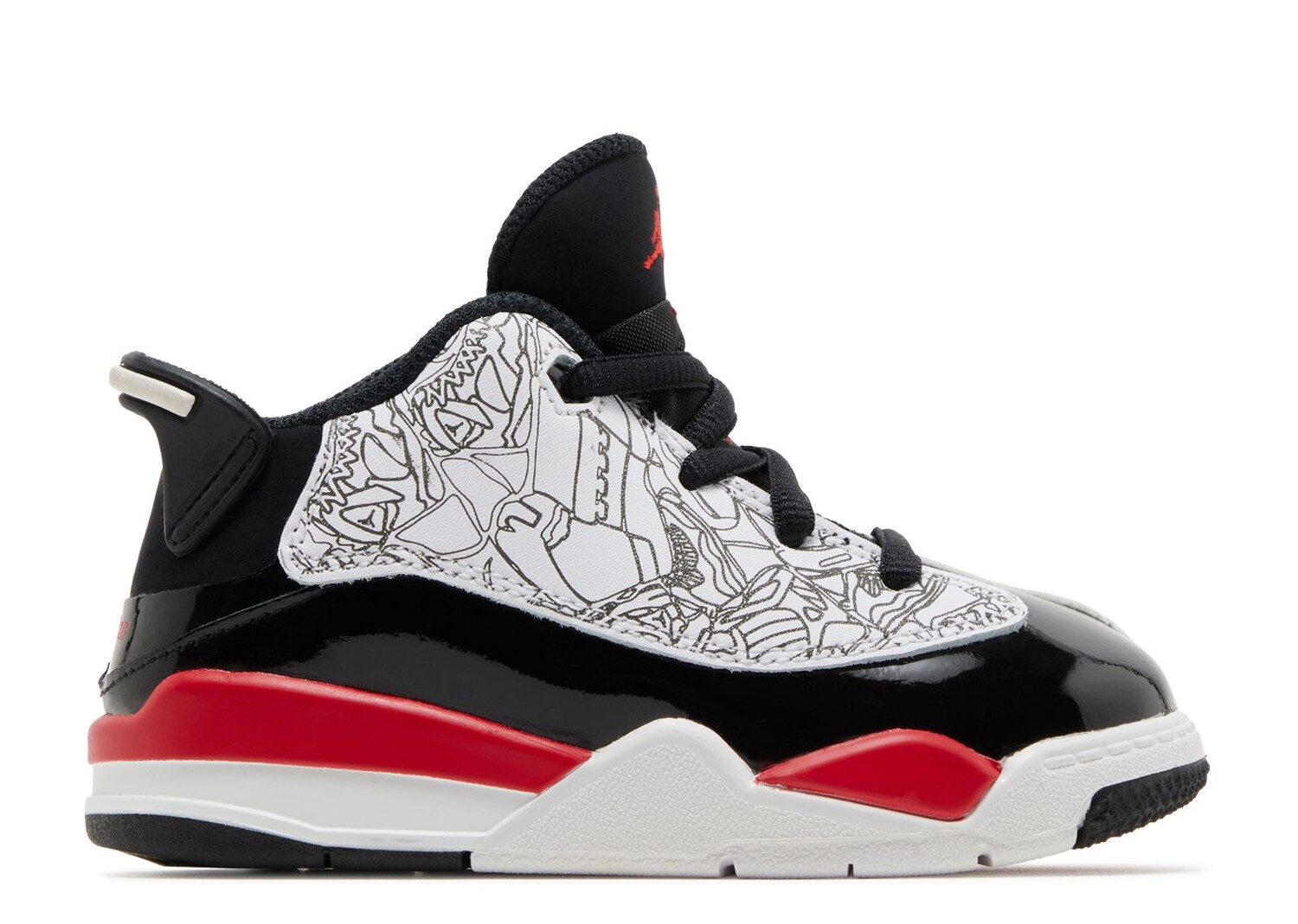 

Кроссовки Air Jordan Jordan Dub Zero Td 'Fire Red', белый