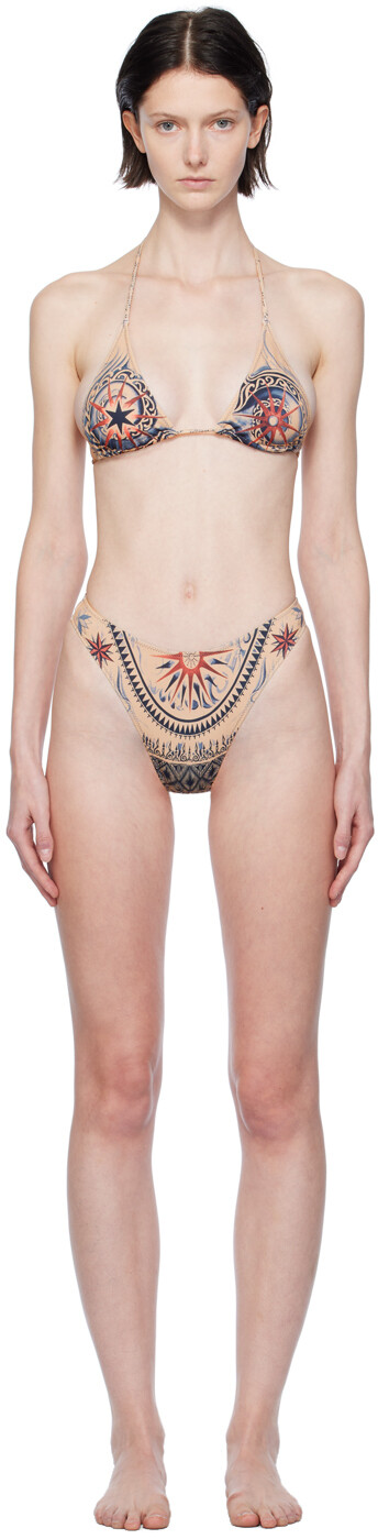 

Beige Soleil Bikini Jean Paul Gaultier