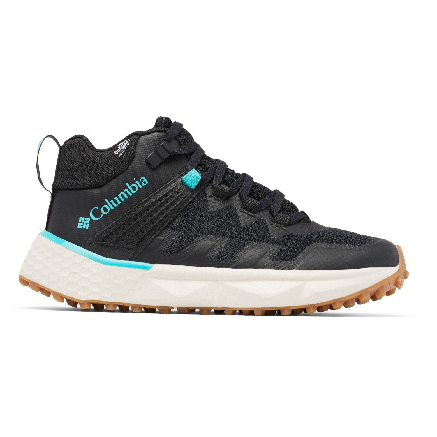 Мультиспортивная обувь Columbia Women's Facet 75 Mid Outdry, цвет Black/Bright Aqua кроссовки blugirl wow mid black brown