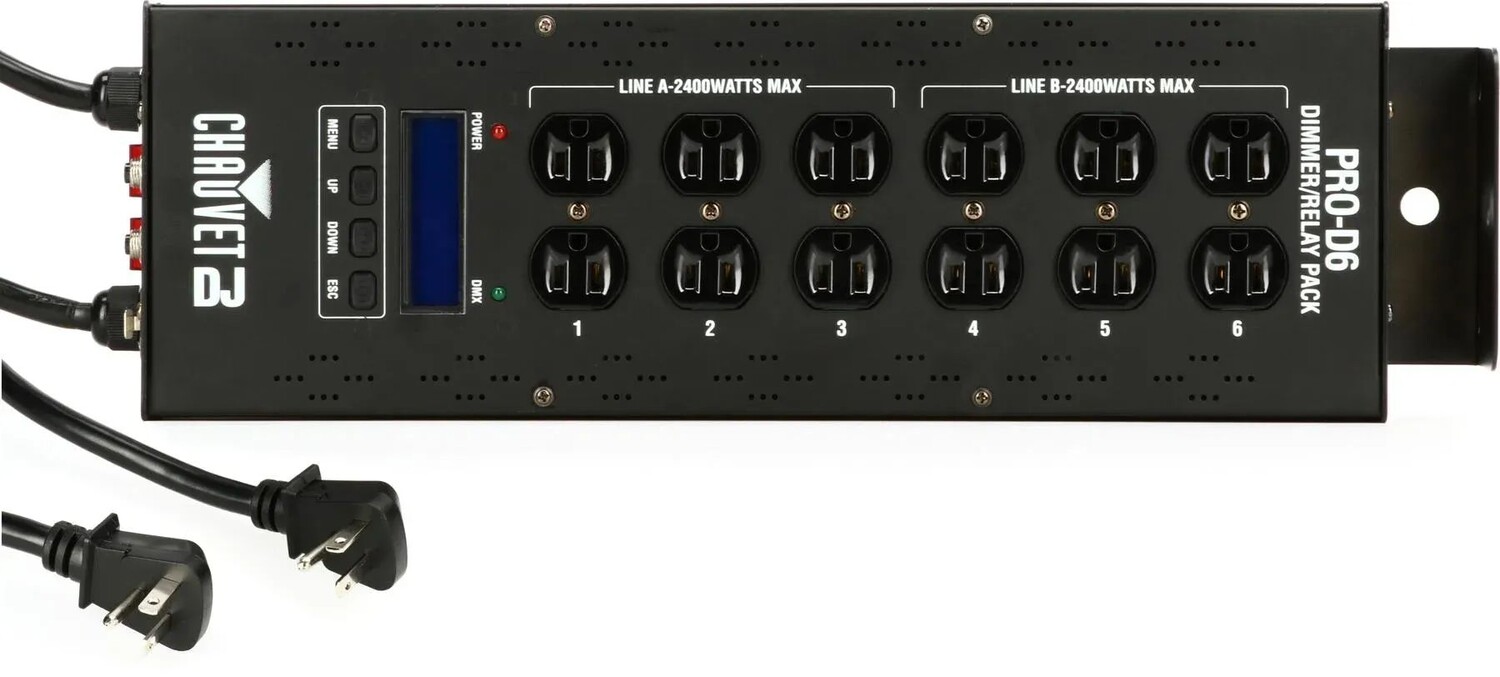 

Chauvet DJ Pro-D6 6-канальный DMX-диммер/переключатель