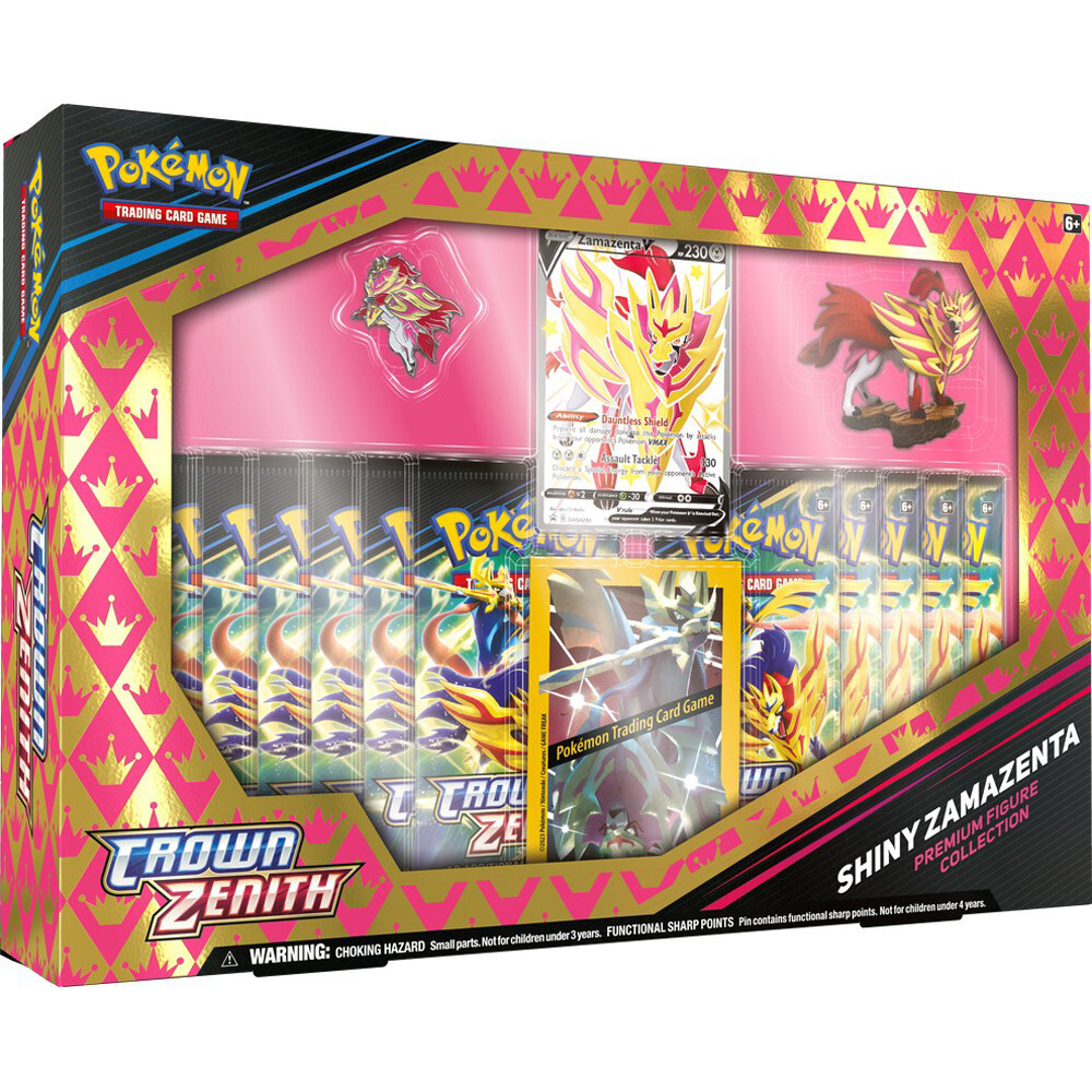 

Карточная игра The Pokemon Company Int'l Pokemon TCG: Crown Zenith: Premium Figure Collection - Shiny Zamazenta