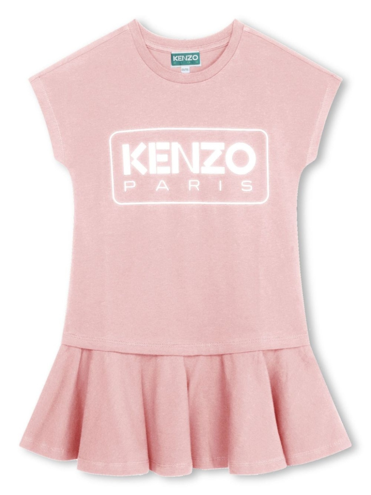 

Kenzo Kids платье из органического хлопка с логотипом, розовый