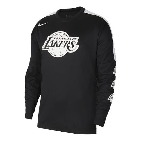 

Толстовка Nike Dri-FIT NBA Los Angeles Lakers Sports Round Neck Pullover Long Sleeves Black, черный