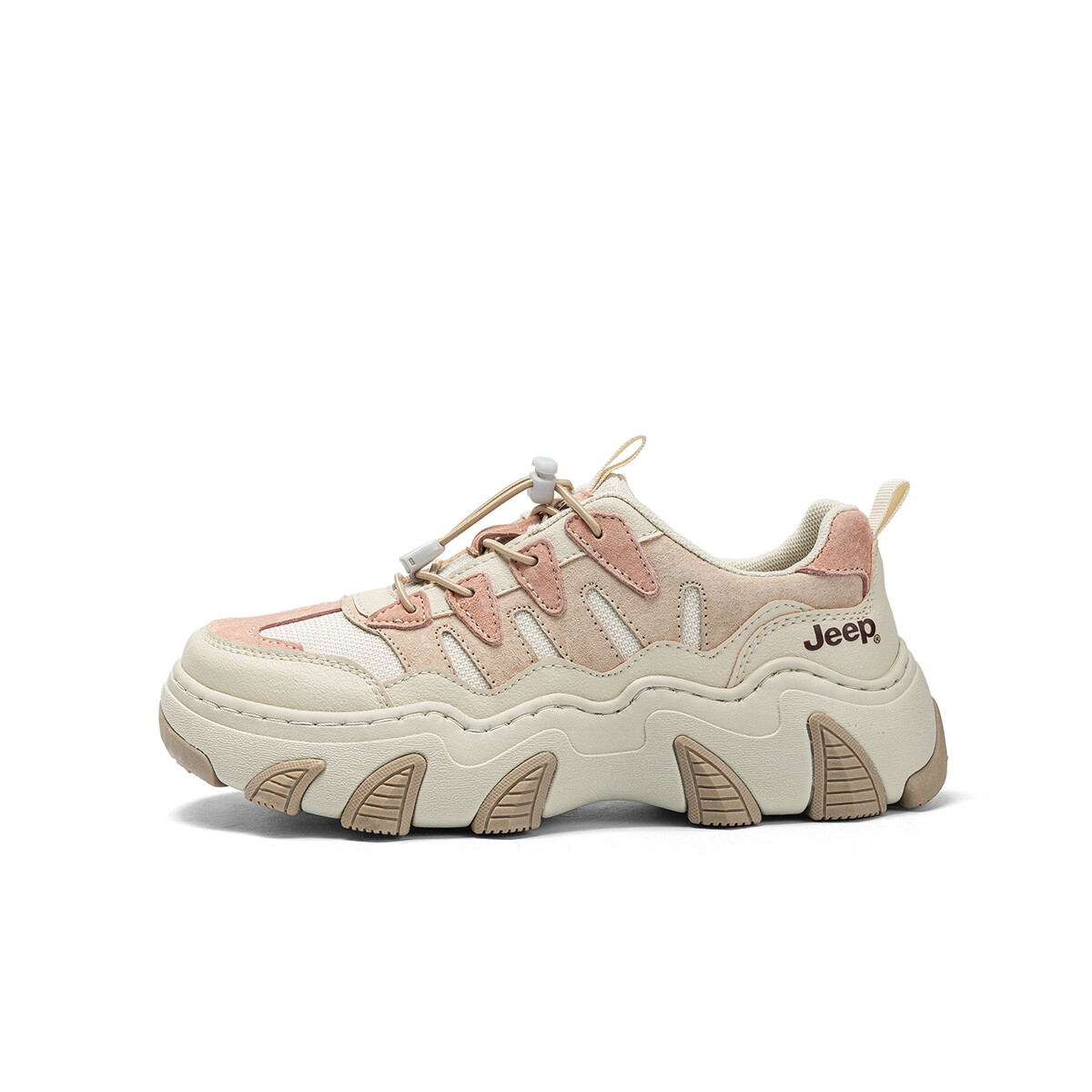 

Кроссовки Jeep Chunky Sneakers Women's Low-top, серый