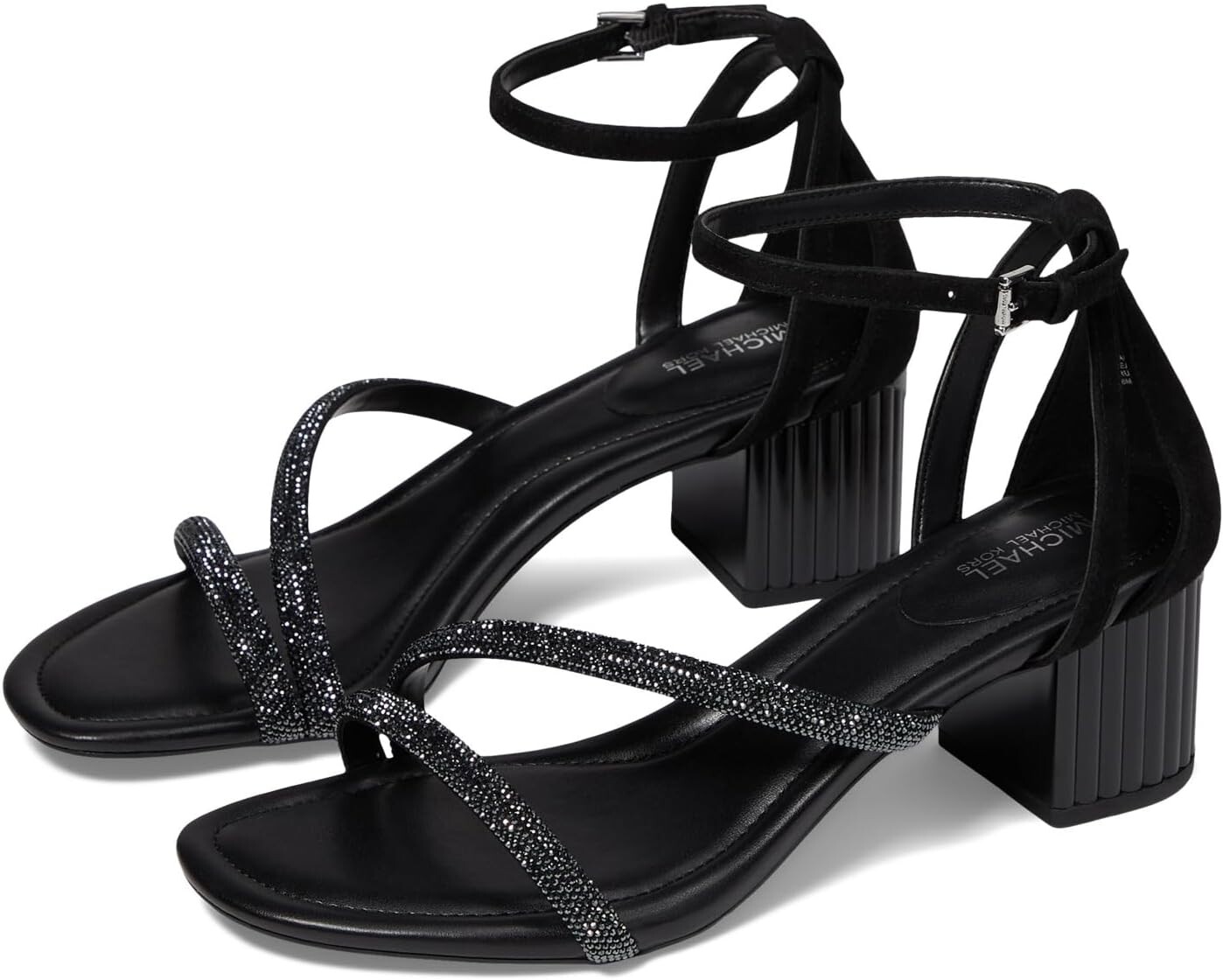 Босоножки Porter Strappy Mid Sandal MICHAEL Michael Kors, черный босоножки celia strappy sandal michael michael kors черный