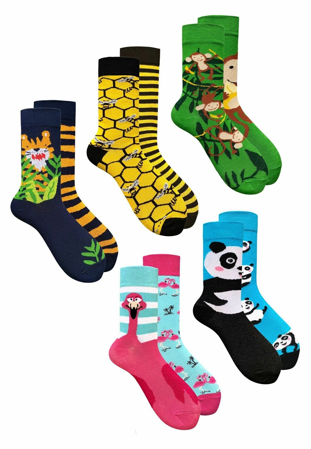 

Носки 5PACK MISMATCHED16 Hese Sox, цвет multicolour
