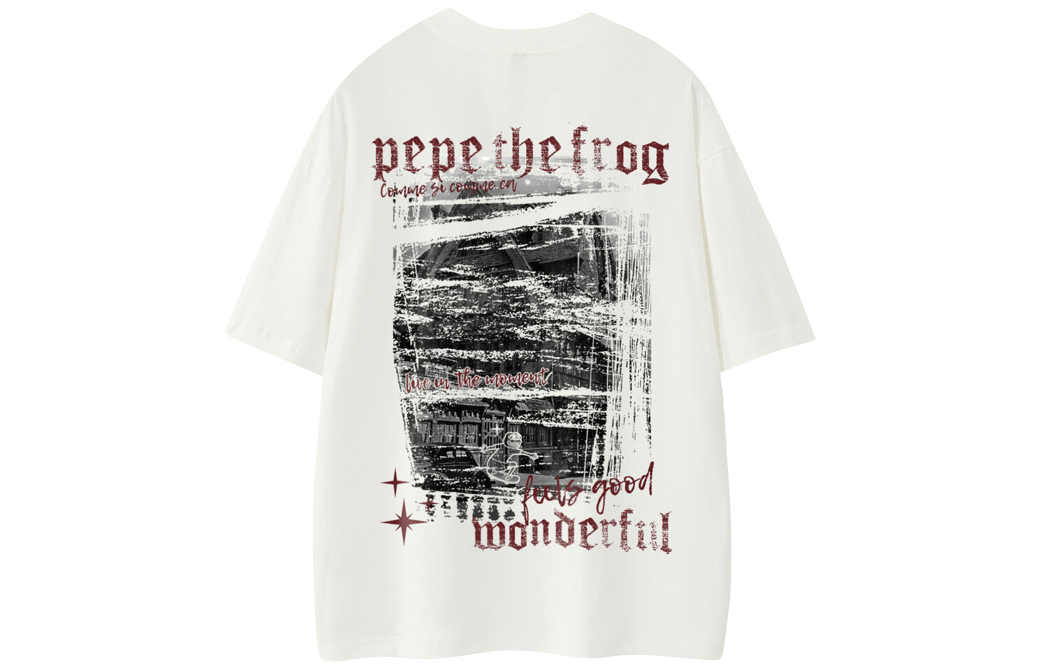 

Футболка унисекс Pepe The Frog, бежевый