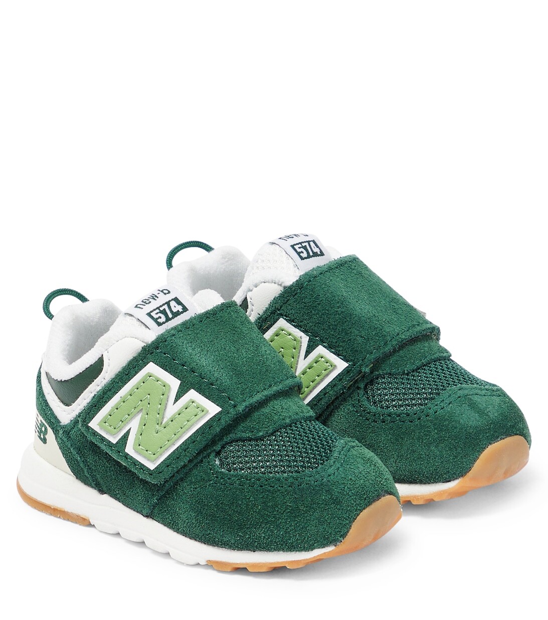 

Кроссовки Baby 574 NEW-B на липучке New Balance, зеленый