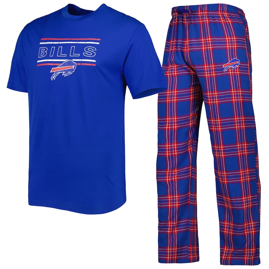 

Пижамный комплект Concepts Sport Buffalo Bills, роял