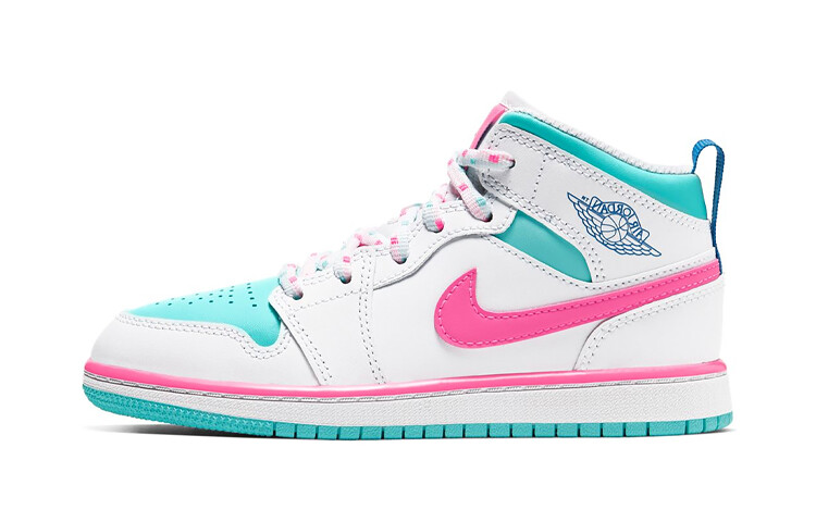 

Air Jordan 1 Mid Bp Vintage Баскетбольные кроссовки Digital Pink