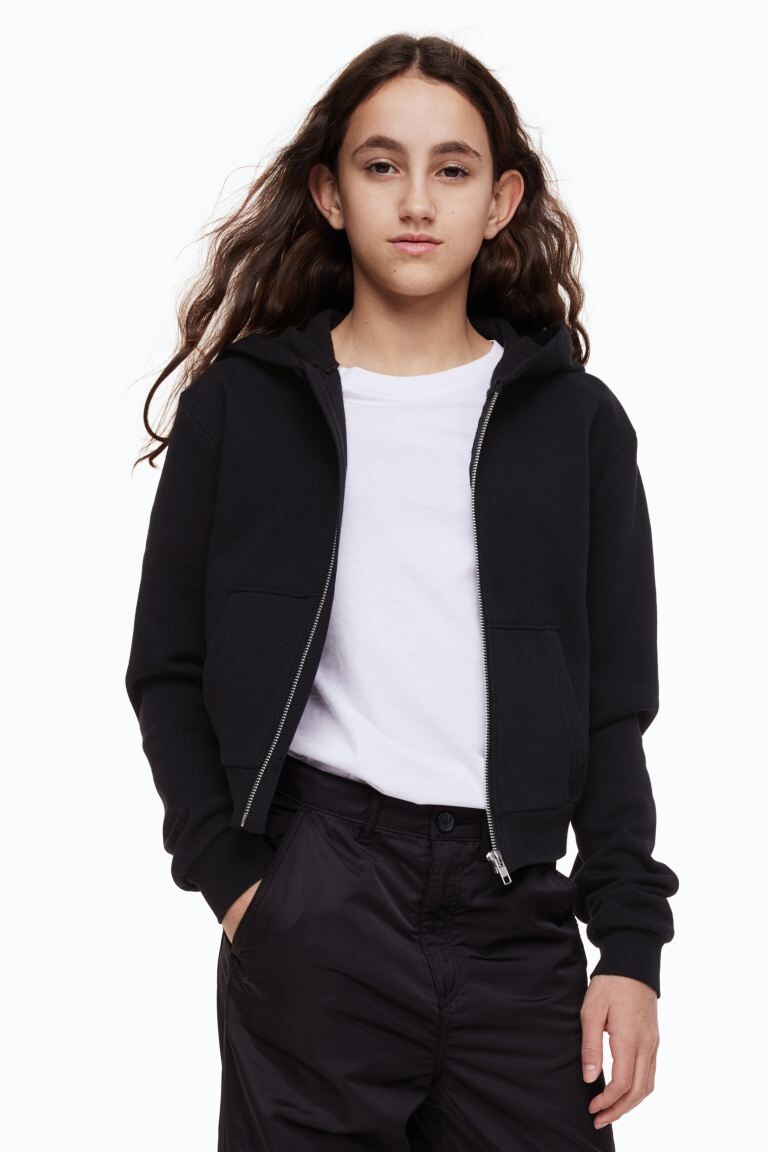 

Топ с капюшоном и молнией H&M
