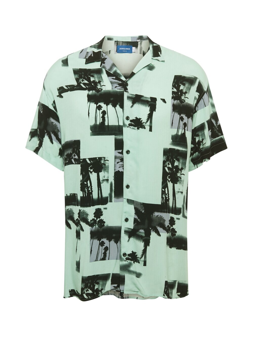 

Рубашка на пуговицах стандартного кроя JACK & JONES, мятный/темно-зеленый
