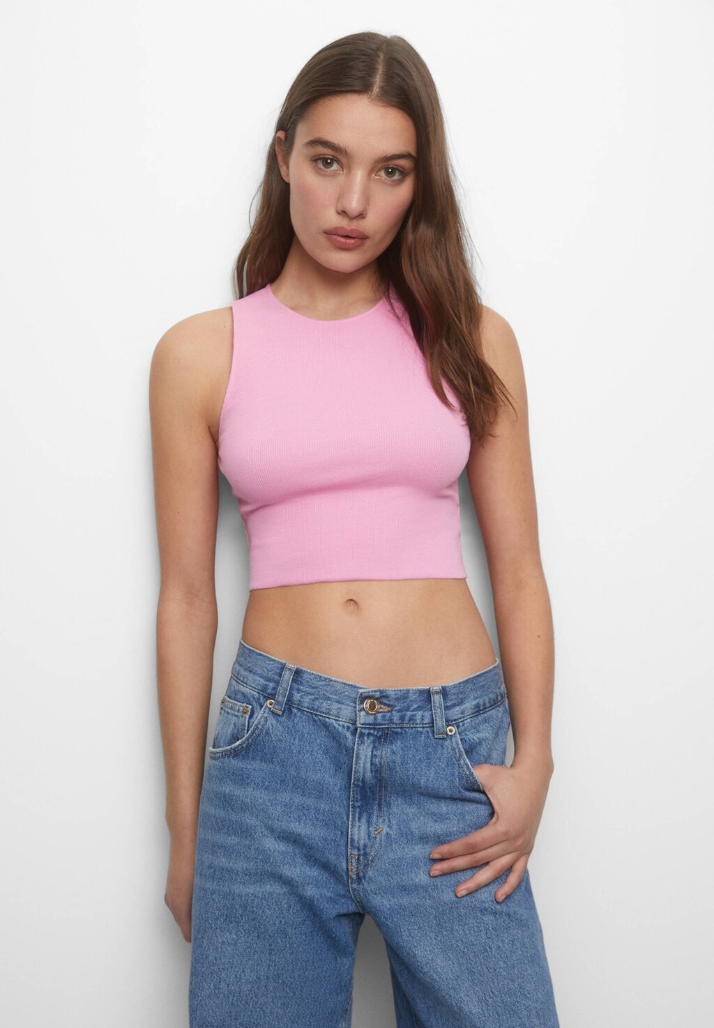 

Топ PULL&BEAR, светло-розовый