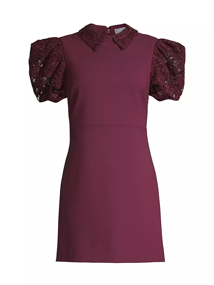 Мини-платье Williams с кружевной отделкой Likely, цвет fig