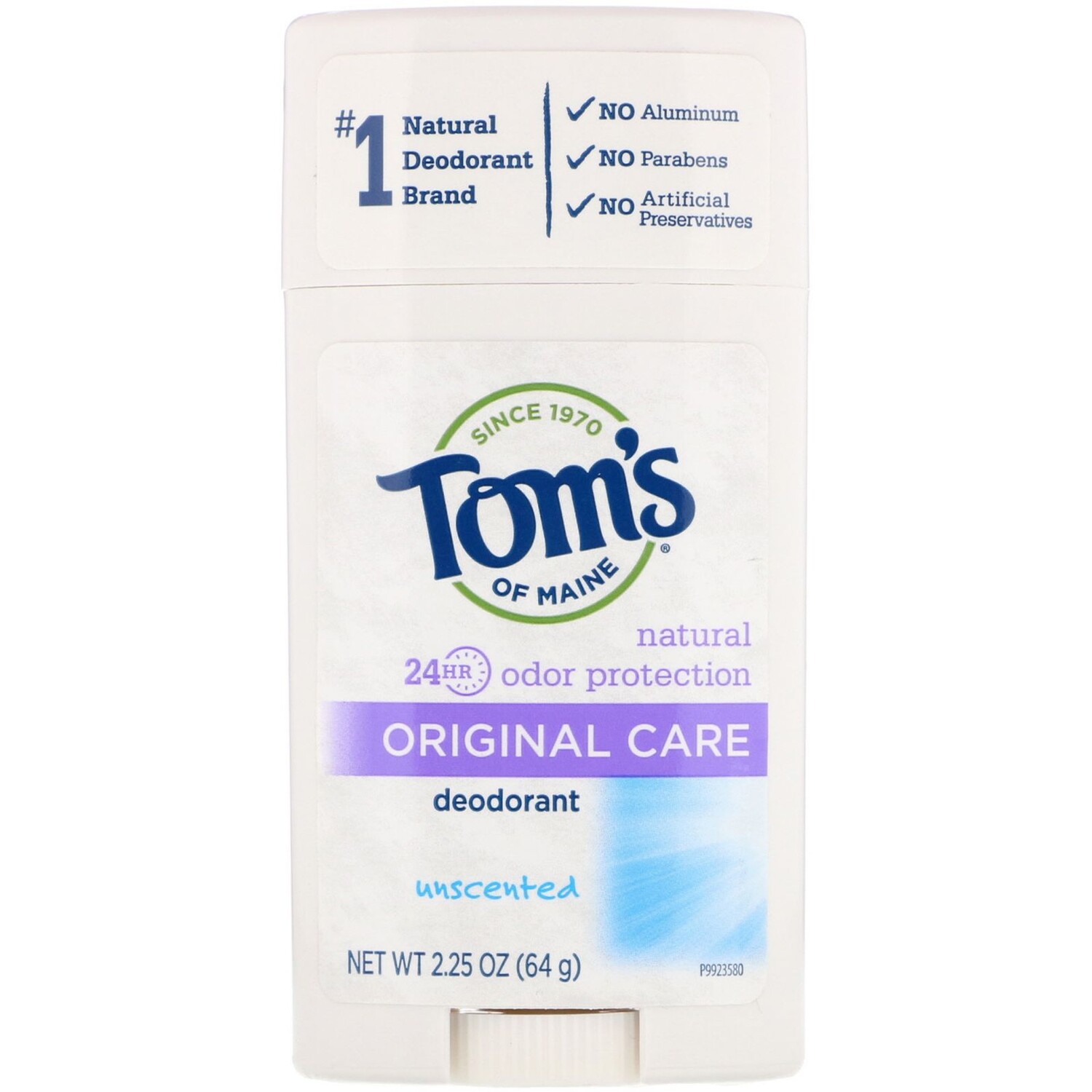 

Tom's of Maine Оригинальный неароматизированный дезодорант 2,25 унции (64 г)