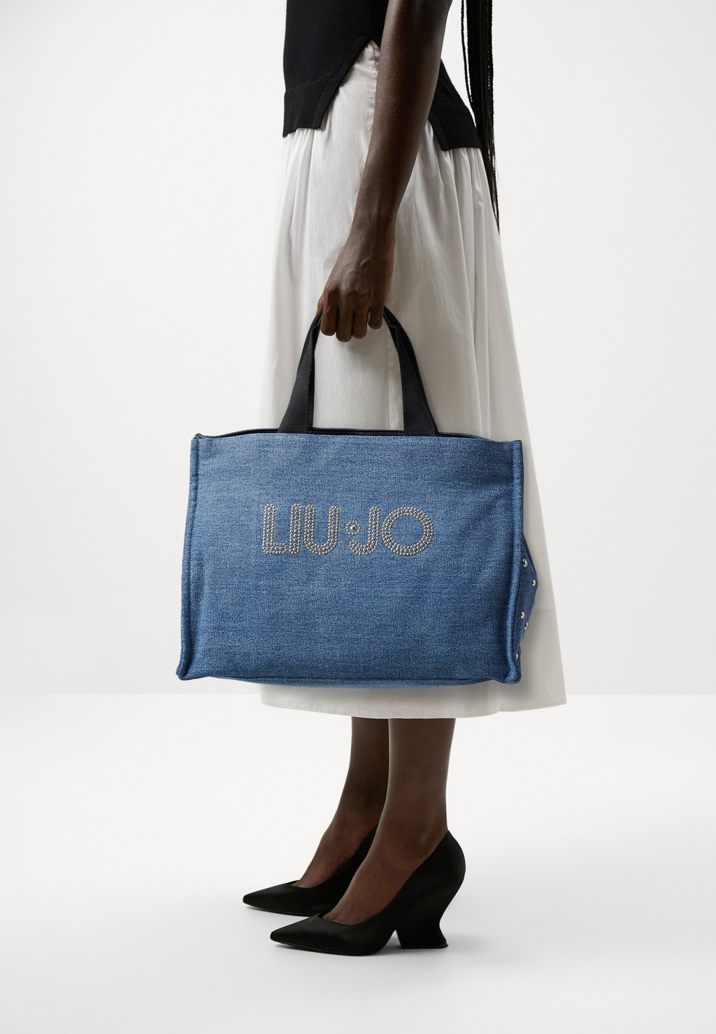 

Сумка для покупок Tote LIU JO, цвет blu denim