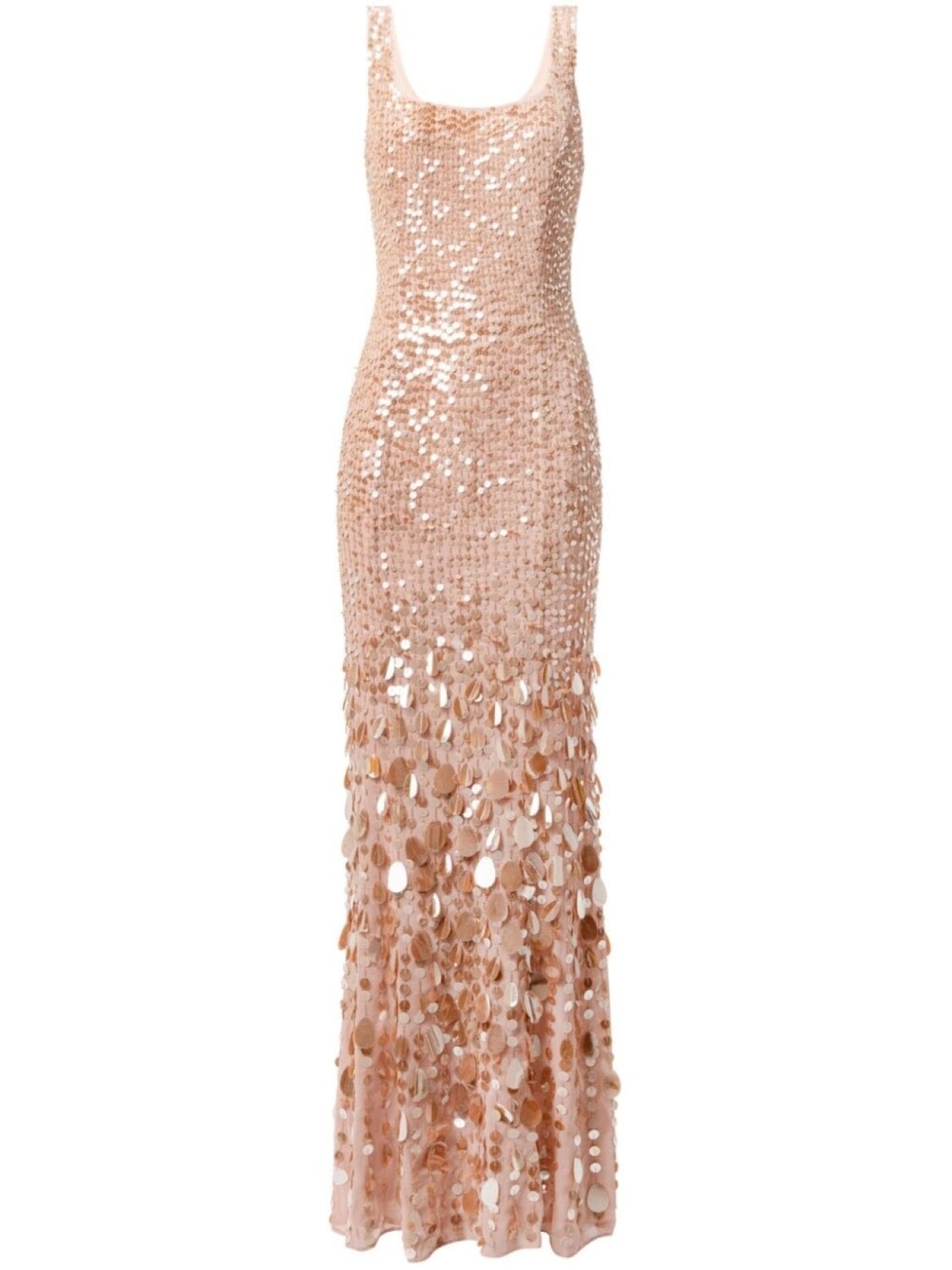 

Elisabetta Franchi платье с пайетками, розовый