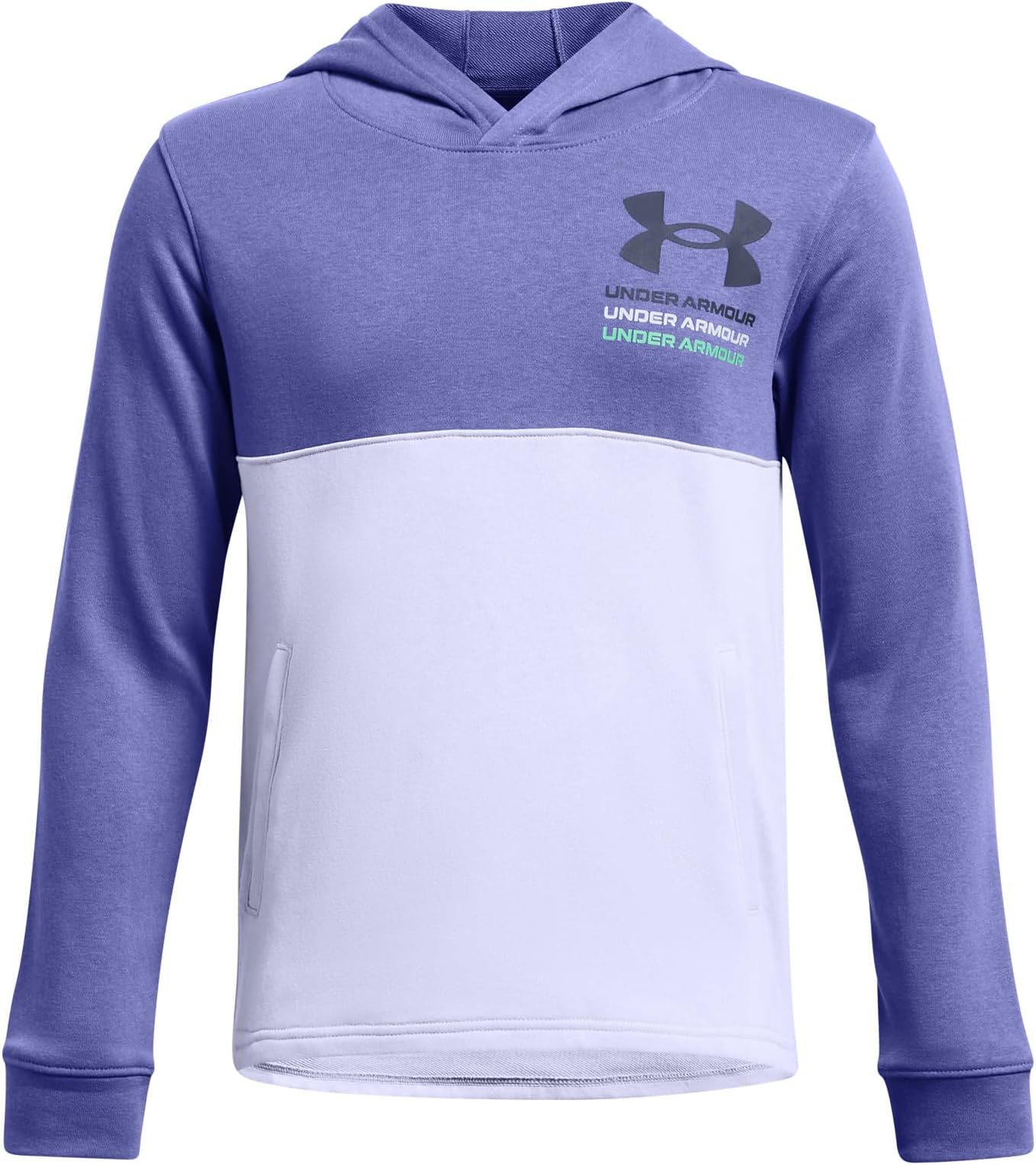 

Худи Under Armour Rival Terry Hoodie, цвет Starlight/Celeste/Downpour Gray