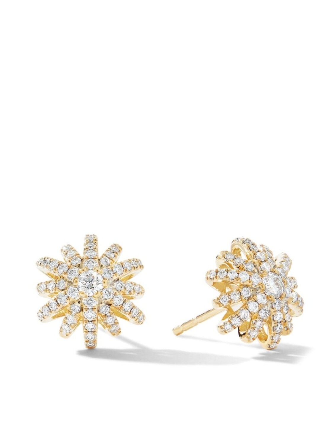 

Серьги-гвоздики Starburst Pavé из желтого золота с бриллиантами David Yurman, золотой