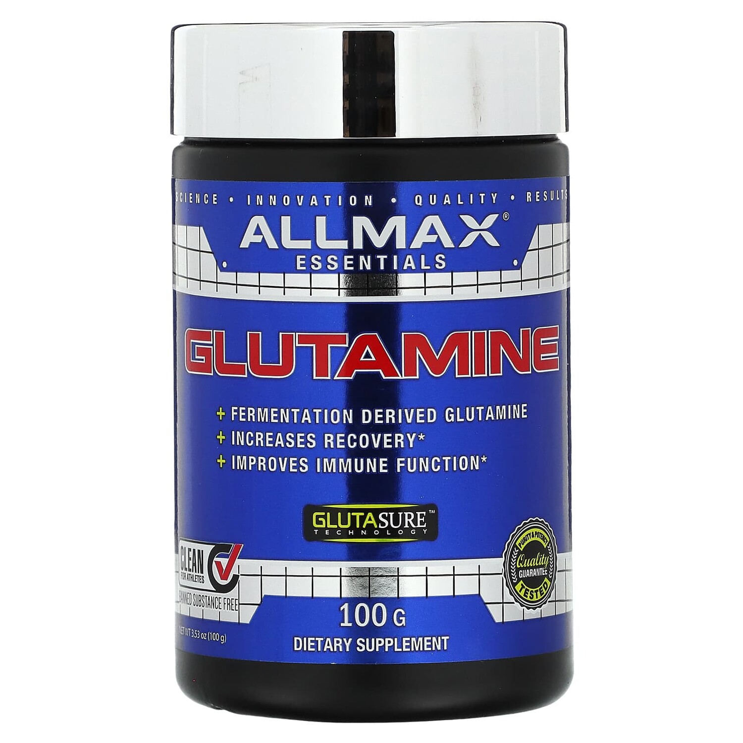 

Глутамин, 100 г (3,53 унции), ALLMAX