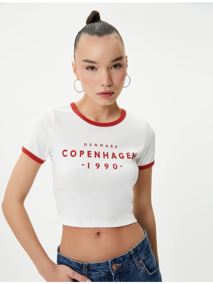 

Футболка KOTON T shirt, экрю