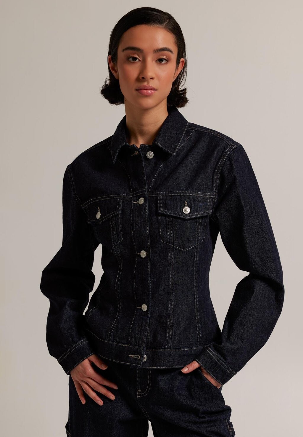 

Джинсовая куртка HAILEY America Today, цвет raw denim