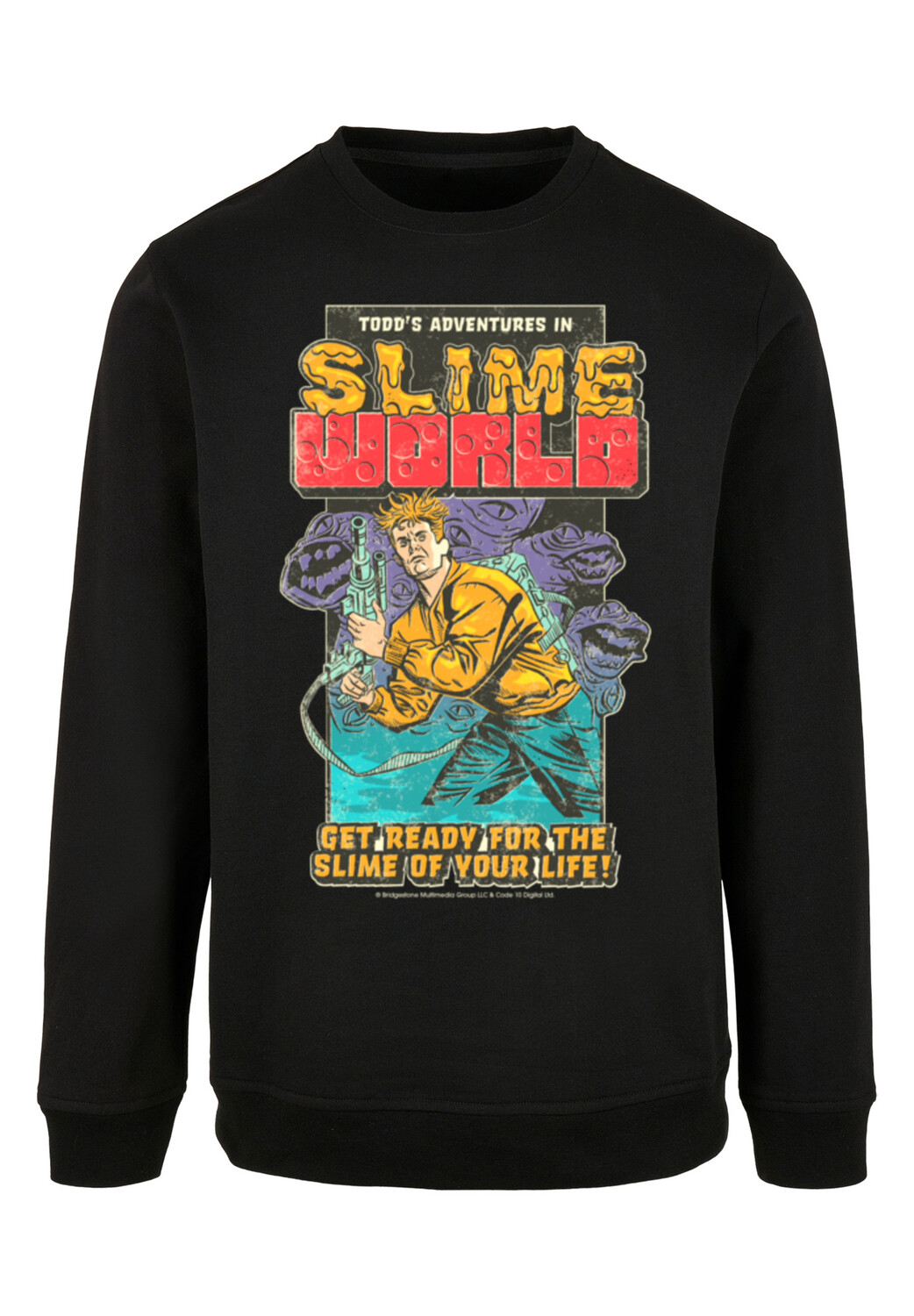 

Пуловер F4NT4STIC Sweatshirt Retro Gaming Todd's Adventures, черный