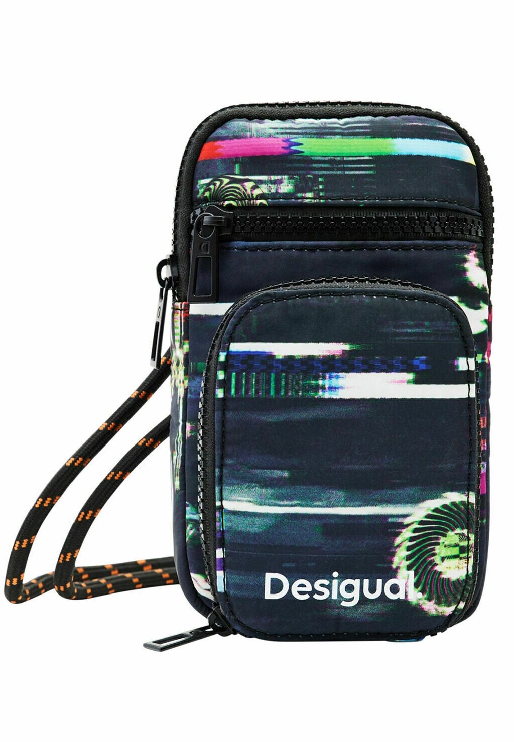 

Сумка через плечо С ПРИНТОМ С ГЛИЧАМИ Desigual, синий деним