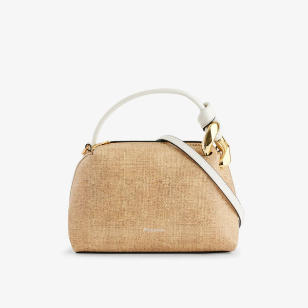 

Плетеная сумка на плечо corner chain Jw Anderson, цвет sand