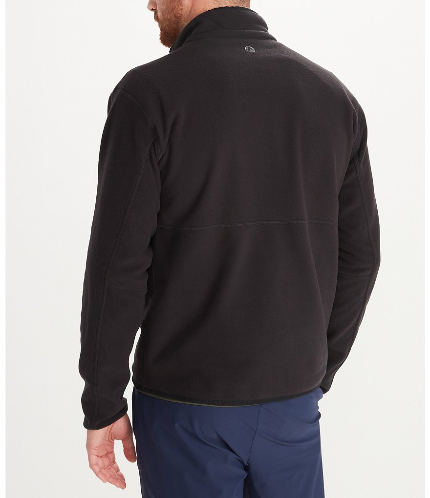 Однотонный пуловер с молнией до половины длины Marmot Rocklin, черный